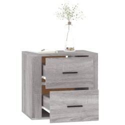 Table de chevet murale Sonoma gris 50x36x47 cm 624769624769