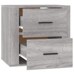 Table de chevet murale Sonoma gris 50x36x47 cm 624769624769