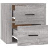 Table de chevet murale Sonoma gris 50x36x47 cm 624769624769