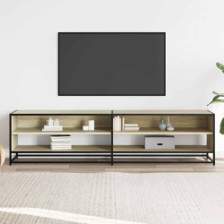 Meuble TV chêne sonoma 180,5x40x46 cm bois d'ingénierie 624771624771