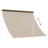 Auvent Beige 100 x 150 cm 624773624773