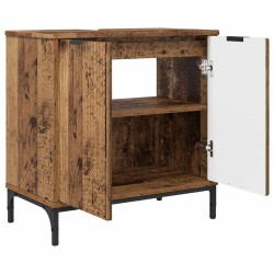 Meuble de Lavabo de Salle de Bain avec stockage Bois Ancien 624774624774