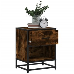 Tables de chevet 2 pcs chêne fumé 40x31x50 cm bois ingénierie 624775624775
