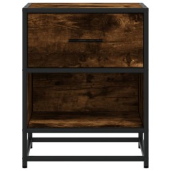 Tables de chevet 2 pcs chêne fumé 40x31x50 cm bois ingénierie 624775624775