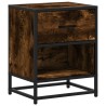 Tables de chevet 2 pcs chêne fumé 40x31x50 cm bois ingénierie 624775624775