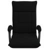 Fauteuil de sol ajustable Noir Tissu 624777624777