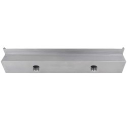 Lame d'eau rectangulaire 60 cm Acier inoxydable pour piscine 624780624780