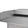 Lame d'eau rectangulaire 60 cm Acier inoxydable pour piscine 624780624780