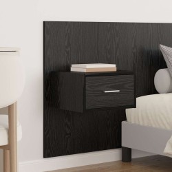 Tête de lit avec armoire 3 pcs Chêne noir Bois d'ingénierie 624783624783