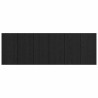 Tête de lit avec armoire 3 pcs Chêne noir Bois d'ingénierie 624783624783