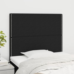 Tête de lit Noir 90x5x118/128 cm Tissu 624791624791