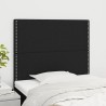 Tête de lit Noir 90x5x118/128 cm Tissu 624791624791