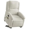 Fauteuil de massage inclinable Crème Velours 624794624794