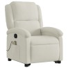 Fauteuil de massage inclinable Crème Velours 624794624794