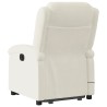Fauteuil de massage inclinable Crème Velours 624794624794