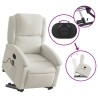 Fauteuil de massage inclinable Crème Velours 624794624794