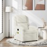 Fauteuil de massage inclinable crème velours 624795624795