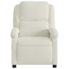 Fauteuil de massage inclinable crème velours 624795624795