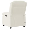 Fauteuil de massage inclinable crème velours 624795624795