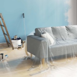 Feuille anti-poussière 12 pcs Transparent 400 x 500 cm HDPE 624799624799