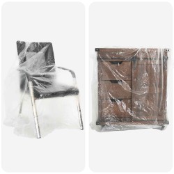 Feuille anti-poussière 12 pcs Transparent 400 x 500 cm HDPE 624799624799