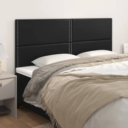 Tête de lit Noir 180x5x118/128 cm Similicuir 624803624803