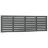 Tête de lit murale Gris 206x3x63 cm Bois massif de pin 624805624805