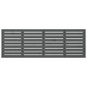 Tête de lit murale Gris 206x3x63 cm Bois massif de pin 624805624805