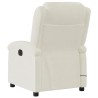 Fauteuil inclinable de massage électrique crème velours 624808624808