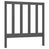 Tête de lit Gris 96x4x100 cm Bois massif de pin 624814624814