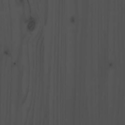 Tête de lit Gris 96x4x100 cm Bois massif de pin 624814624814