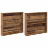 Étagère à magazines 2 pcs Bois ancien 80 x 12 x 70 cm 624815624815