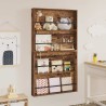 Étagère à magazines 2 pcs Bois ancien 80 x 12 x 70 cm 624815624815