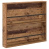 Étagère à magazines 2 pcs Bois ancien 80 x 12 x 70 cm 624815624815
