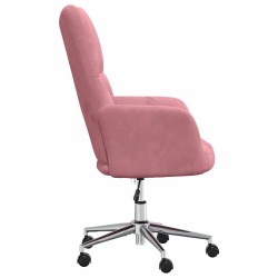 Chaise de relaxation Rose Velours 624817624817