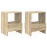 Étagère à magazines 2 pcs Chêne Sonoma 35 x 30 x 45 cm 624819624819