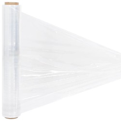 Film étirable 2 pcs transparent 17 μm 50 cm x 300 m 624824624824