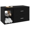 Ensemble de mobilier de salle de bain 2 pcs Chêne noir 624827624827