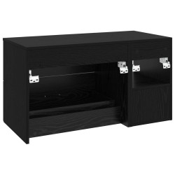 Ensemble de mobilier de salle de bain 2 pcs Chêne noir 624827624827