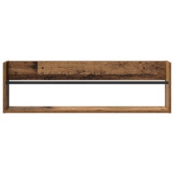 Étagère à magazines 2 pcs Bois ancien 100 x 12 x 30 cm 624832624832