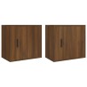 Tables de chevet murales 2 pcs Chêne marron 50x30x47 cm 624837624837