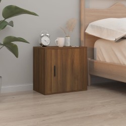 Tables de chevet murales 2 pcs Chêne marron 50x30x47 cm 624837624837