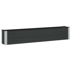 Jardinière surélevée Noir 200 x 30 x 36 cm 624841624841