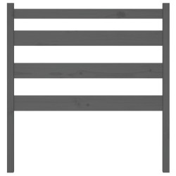 Tête de lit Gris 96x4x100 cm Bois massif de pin 624844624844