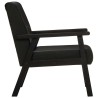 Fauteuil noir cuir véritable 624845624845