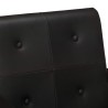 Fauteuil noir cuir véritable 624845624845