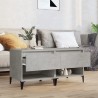 Tables d'appoint 2 pcs Gris béton 50x46x50 cm Bois d'ingénierie 624854624854