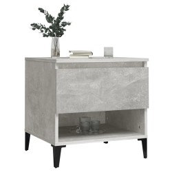 Tables d'appoint 2 pcs Gris béton 50x46x50 cm Bois d'ingénierie 624854624854