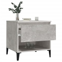 Tables d'appoint 2 pcs Gris béton 50x46x50 cm Bois d'ingénierie 624854624854