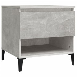 Tables d'appoint 2 pcs Gris béton 50x46x50 cm Bois d'ingénierie 624854624854
